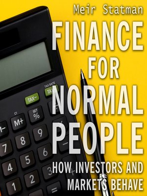 Finance for Normal People - Audiobook